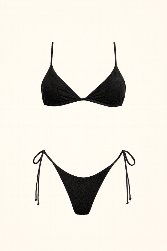 Elara Minimal Bikini in Chocolate Brown